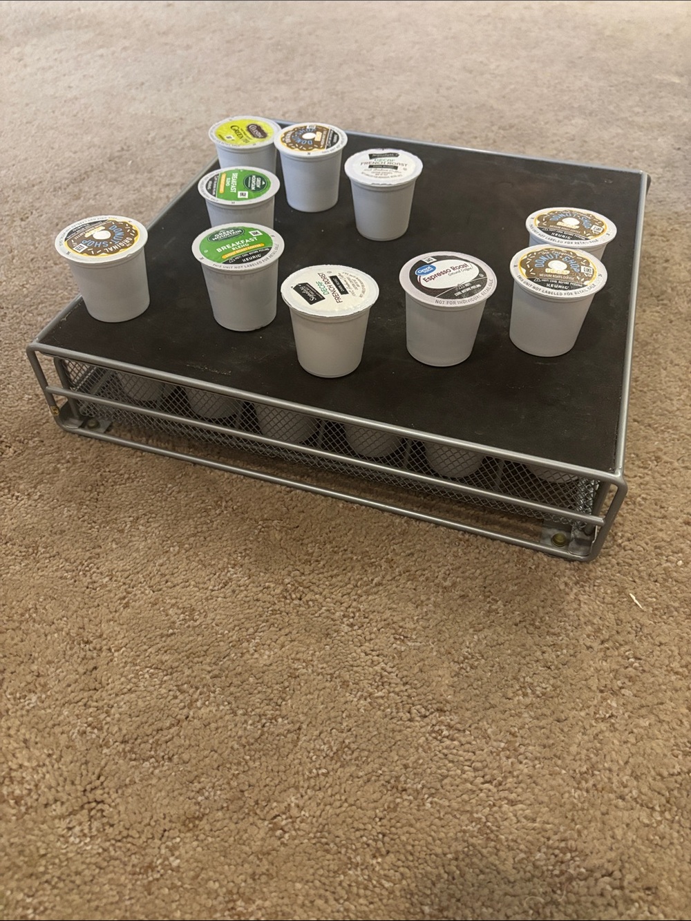 K-Cup Drawer Organizer - Gray Coffee Pod Storage Negotiable WITH PODS - Picture 4 of 4